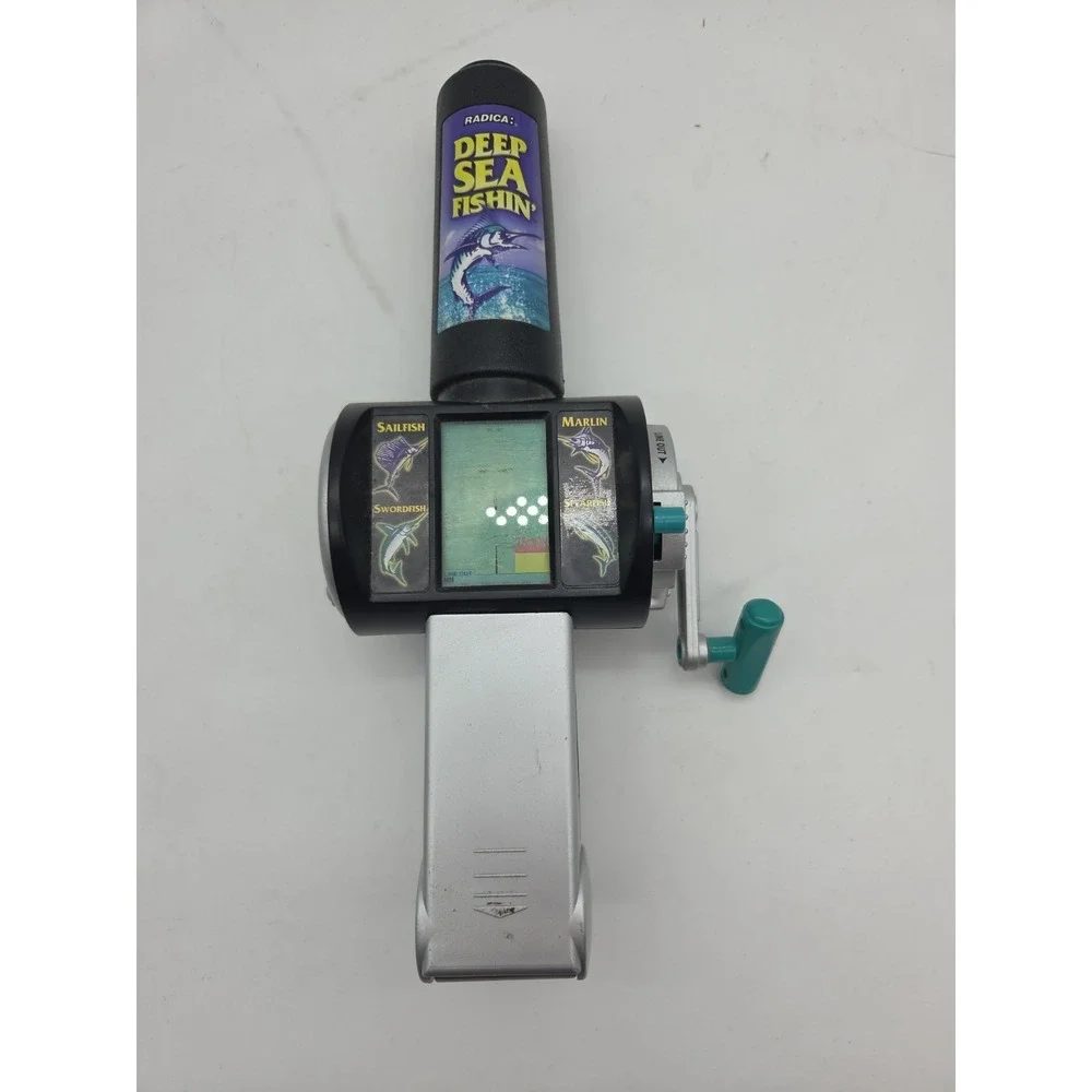 Vintage Radica Deep Sea Fishin' Handheld Fishing Game Model 2332 Tested Working